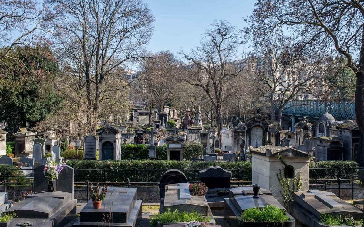 Le cimetière de Montmartre paysage et célébrité cimetière de Montmartre  paris