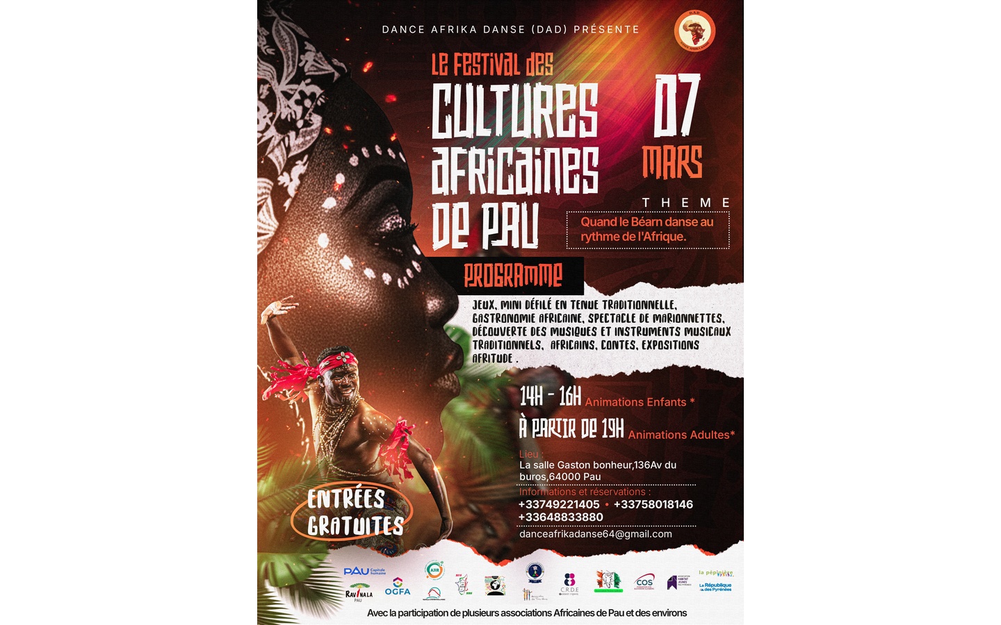 Le festival des cultures africaines de pau