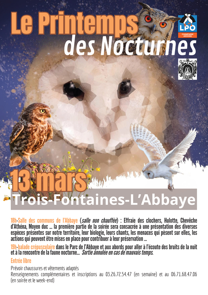 LE PRINTEMPS DES NOCTURNES Abbaye de Trois-Fontaines Trois-Fontaines-l'Abbaye