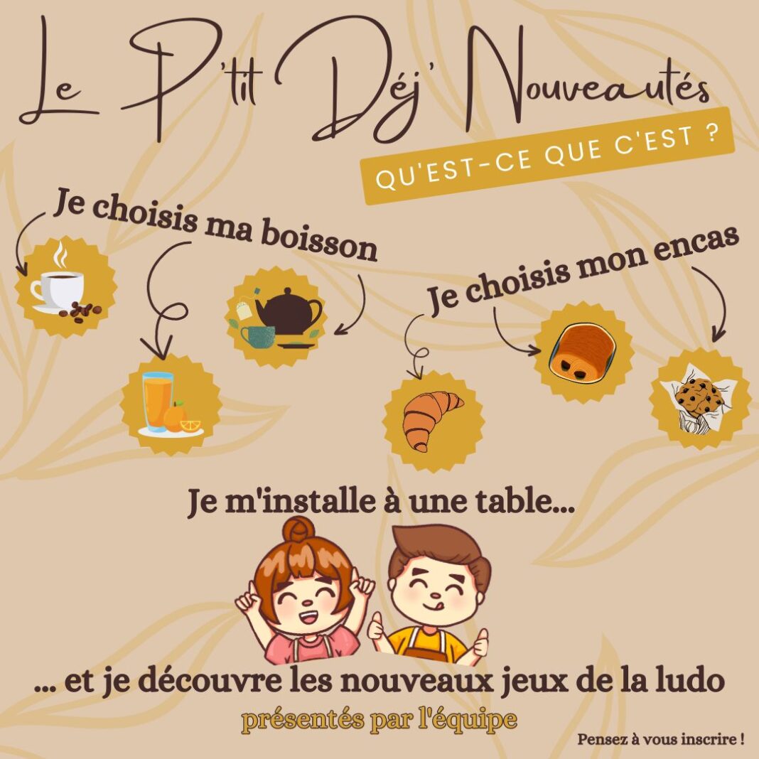 Le P’tit Déj’ Nouveautés ! Ludothèque Thèze