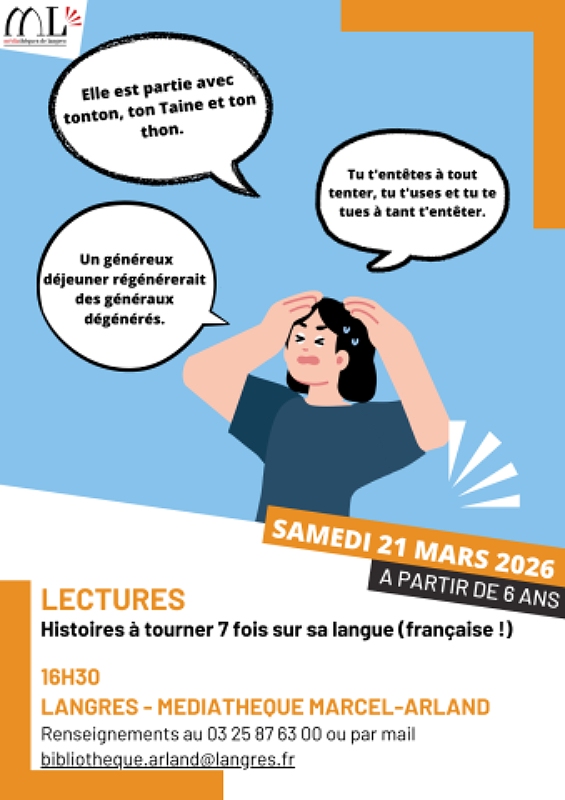 Lectures Histoires à tourner 7 fois sur sa langue (française !)