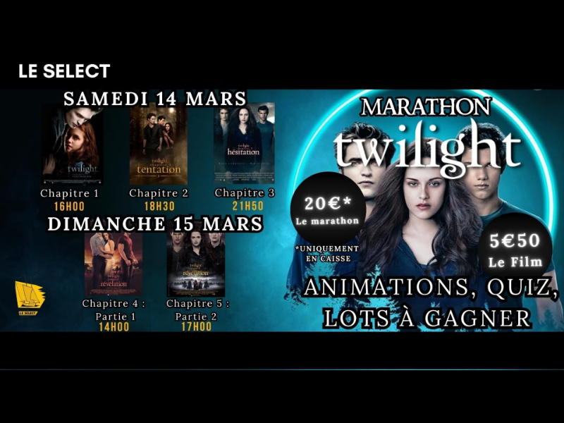 Les inoubliables marathon Twilight