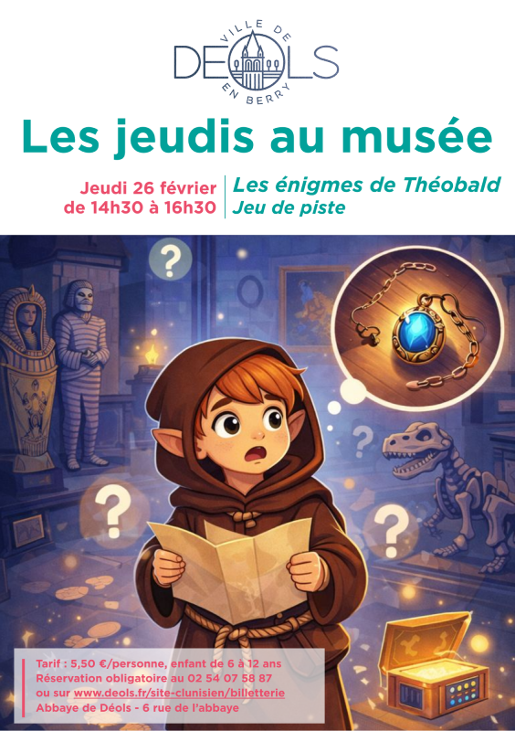 Les jeudis au musée les énigmes de Théobald
