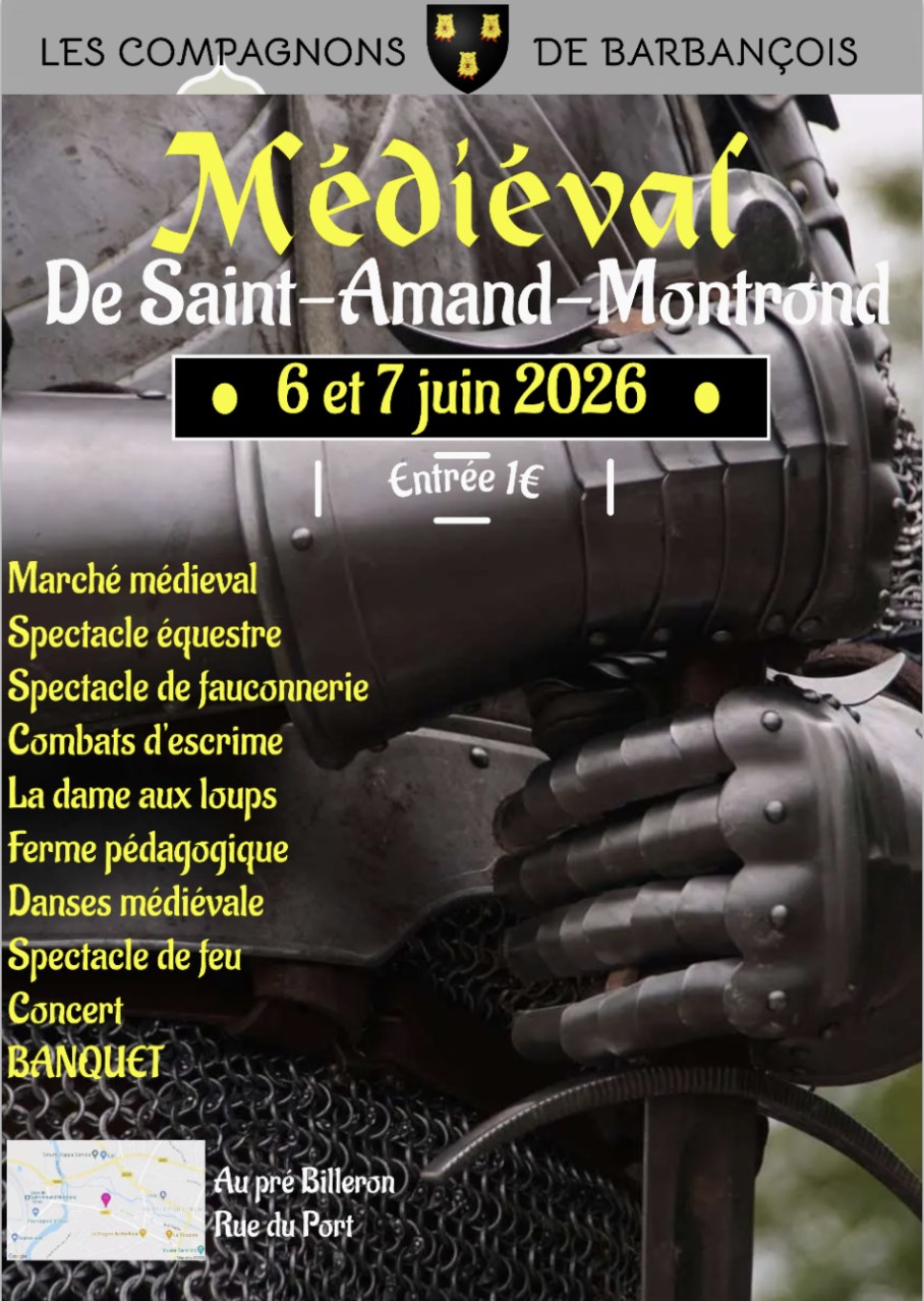 Les Médiévales de Saint-Amand-Montrond Rue du Port Saint-Amand-Montrond 2026-06-06 Les Médiévales de Saint-Amand-Montrond