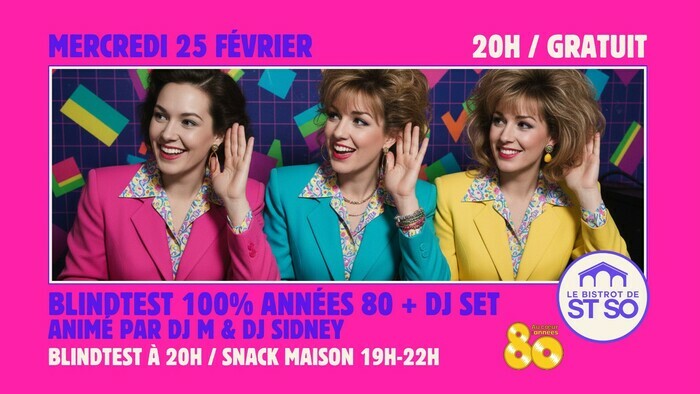 Les Mercredis Blindtest à St So ! Le Bistrot de St So Lille