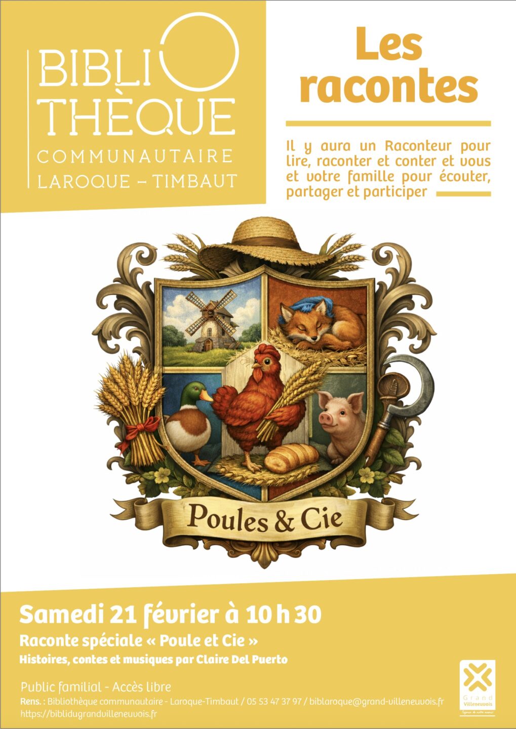 Les racontes Poulet et Cie