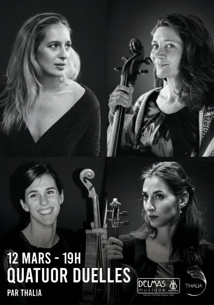 LES SAISONS CULTURELLES DE ROMBEAU DINER MUSICAL QUATUOR DUELLES