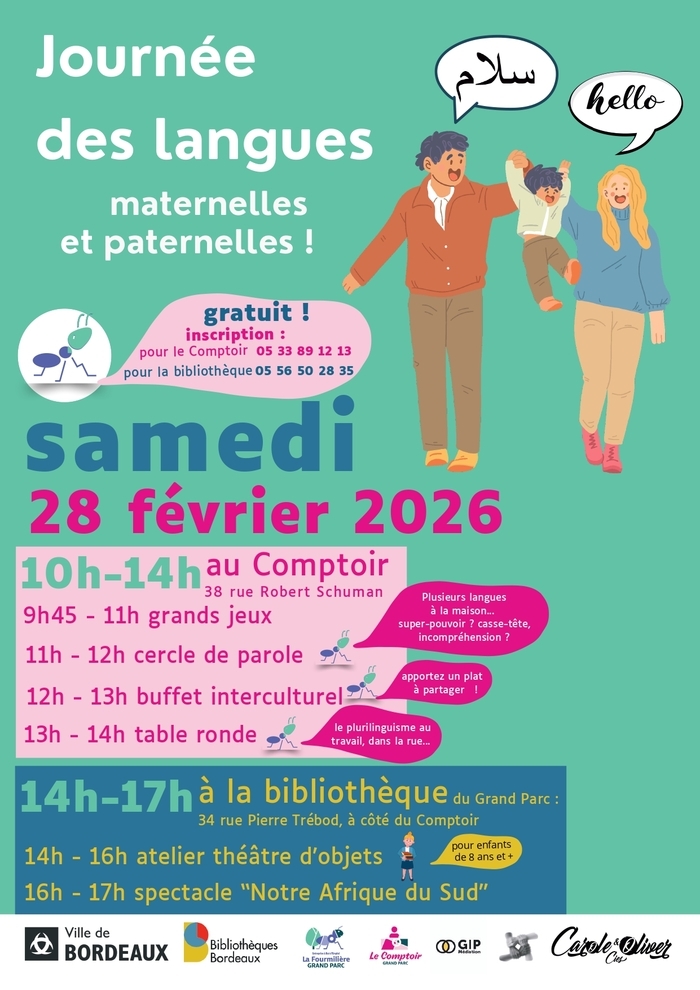 L'exploration des identités linguistique du Grand Parc Le comptoir de La fourmilière Bordeaux