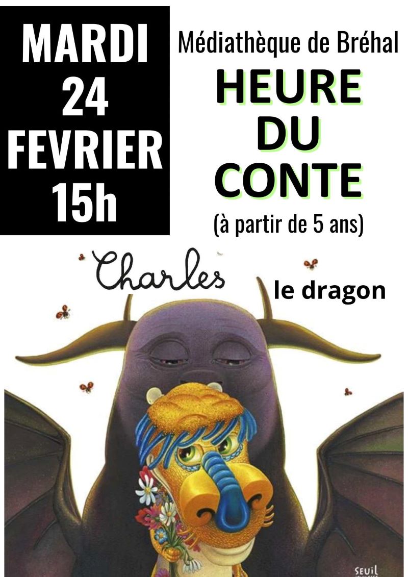 L'heure du conte Charles le dragon