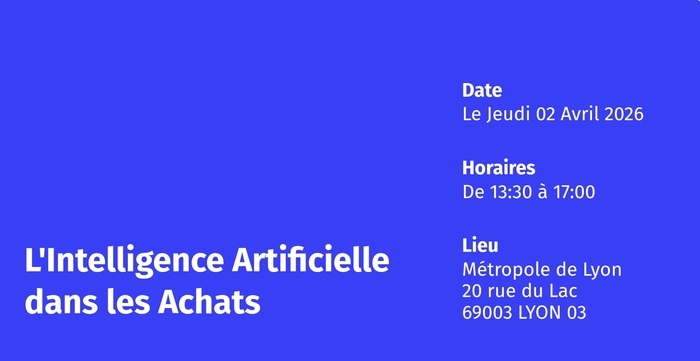 L'intelligence artificielle dans les achats Hôtel de La Métropole Lyon