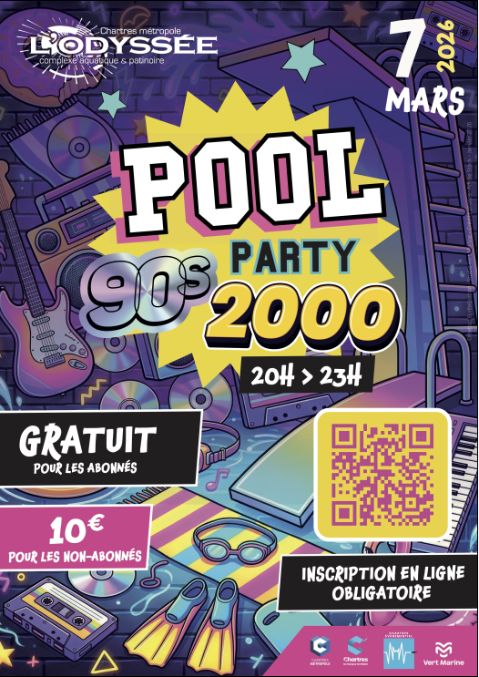 L'Odyssée Pool party année 90/2000