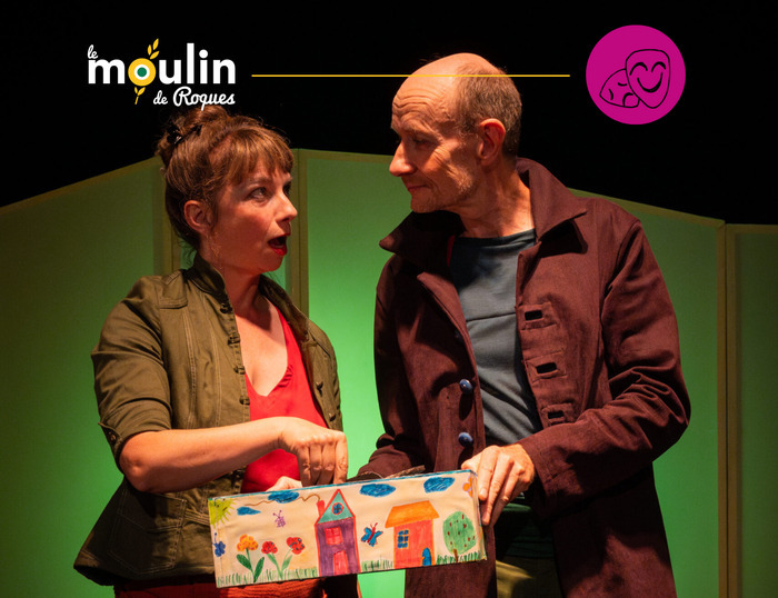 Lola et Dino dans la foule – Cie Rouges les Anges Tiers lieu culturel - Le Moulin Roques