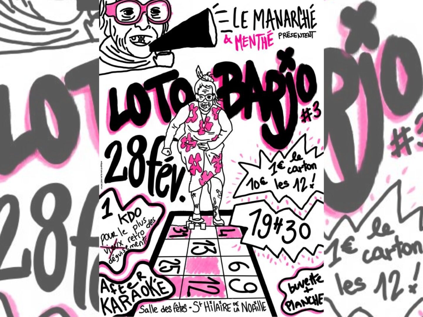 Loto barjo et soirée karaoké du Marnaché