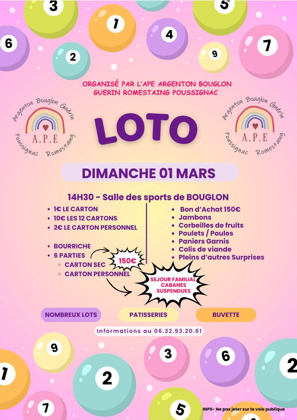 Loto Salle des sports Bouglon 2026-03-01 Loto