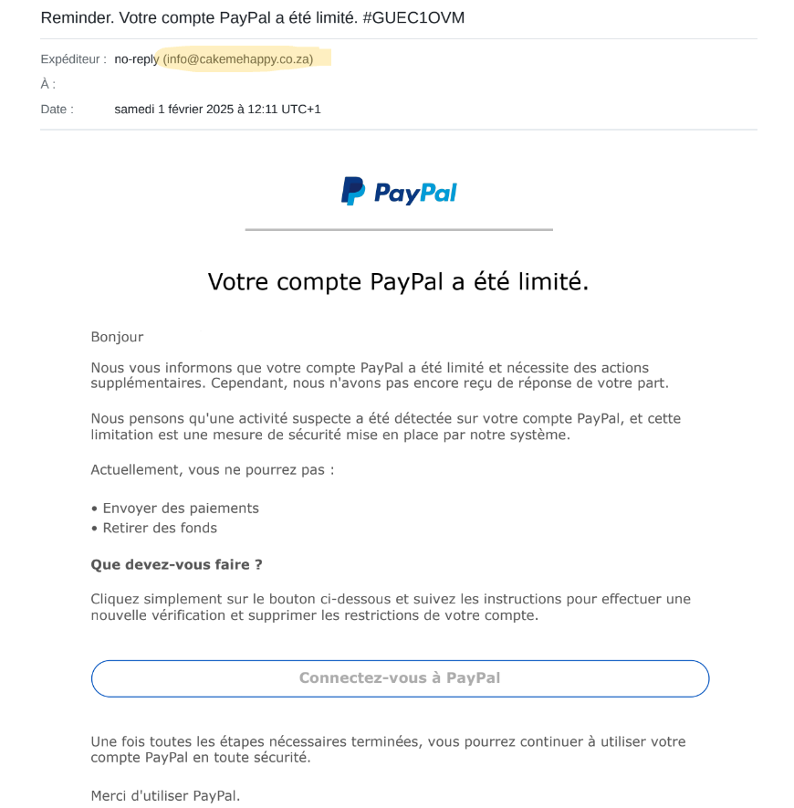 Mail fraude