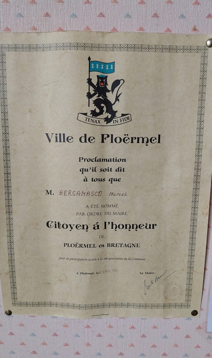 Souvenirs militaires de Marcel Bergamasco