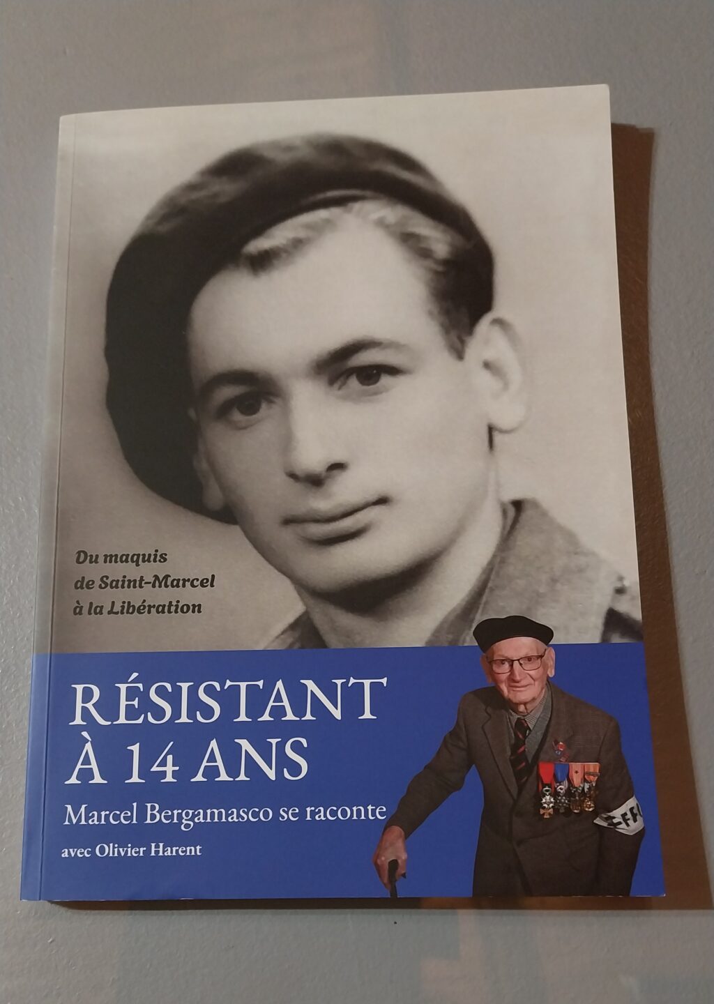 Marcel Bergamasco dédicace son livre