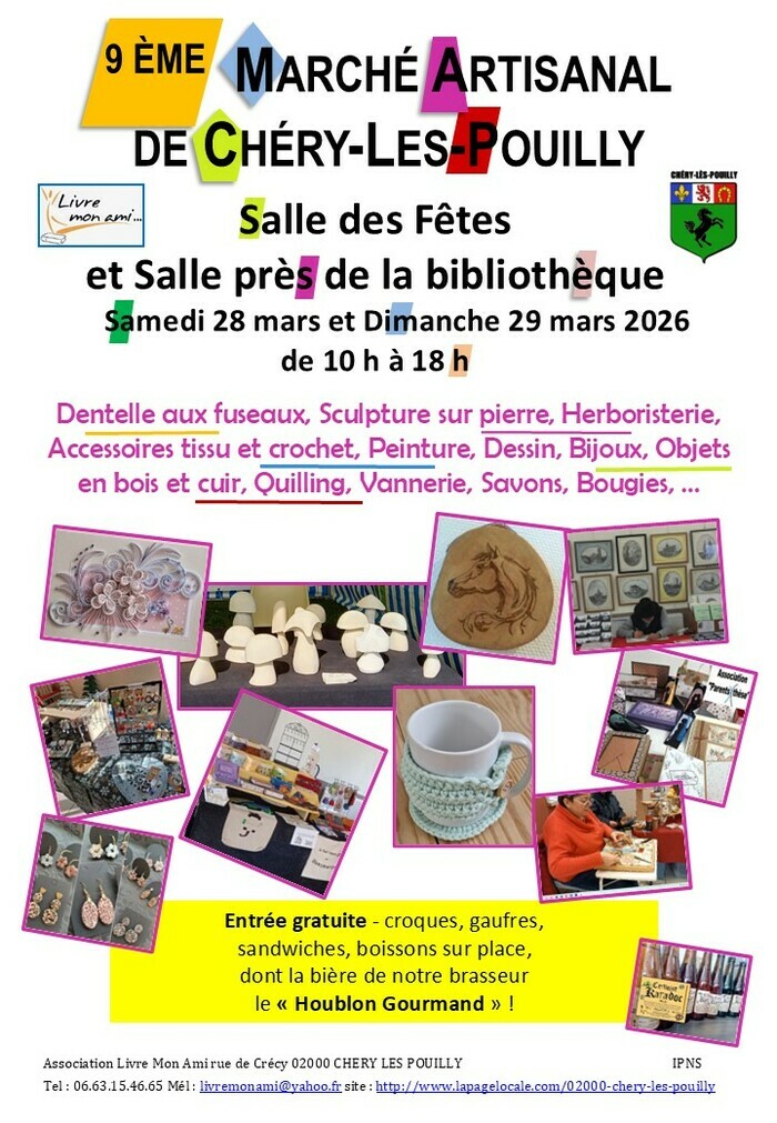 marché artisanal salle des fêtes de chéry lès pouilly Chéry-lès-Pouilly