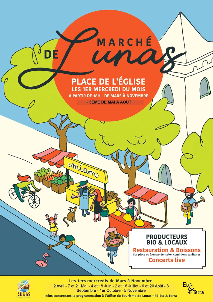 MARCHE NOCTURNE TRADITIONNEL PLEIN VENT LUNAS LES CHATEAUX