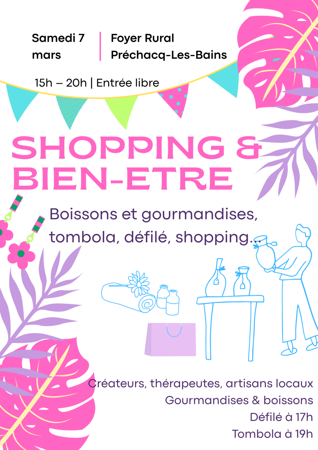 Marché printemps de la femme
