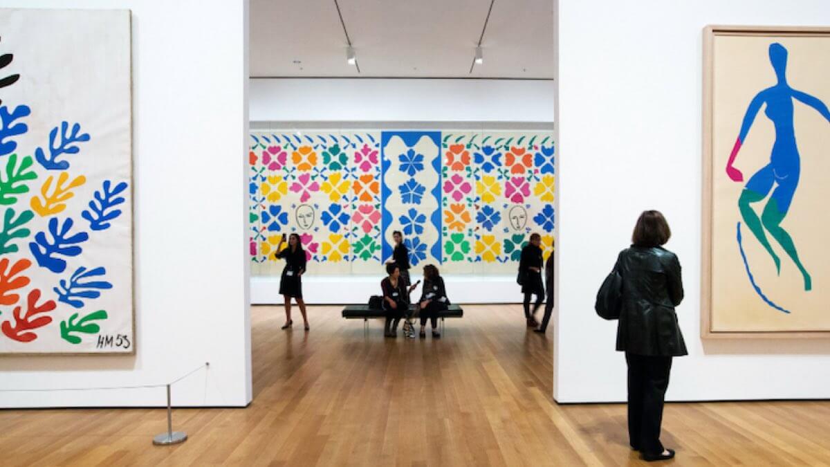 Henri Matisse dans son atelier durant les dernières années