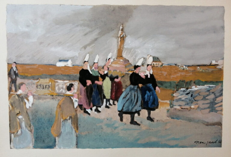Procession en pays Bigouden peinture Max Jacob 1936
