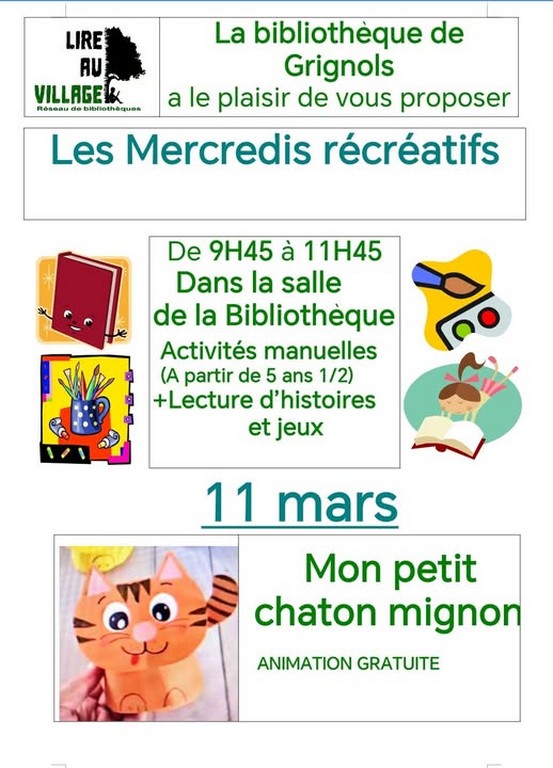 Mercredi récréatif