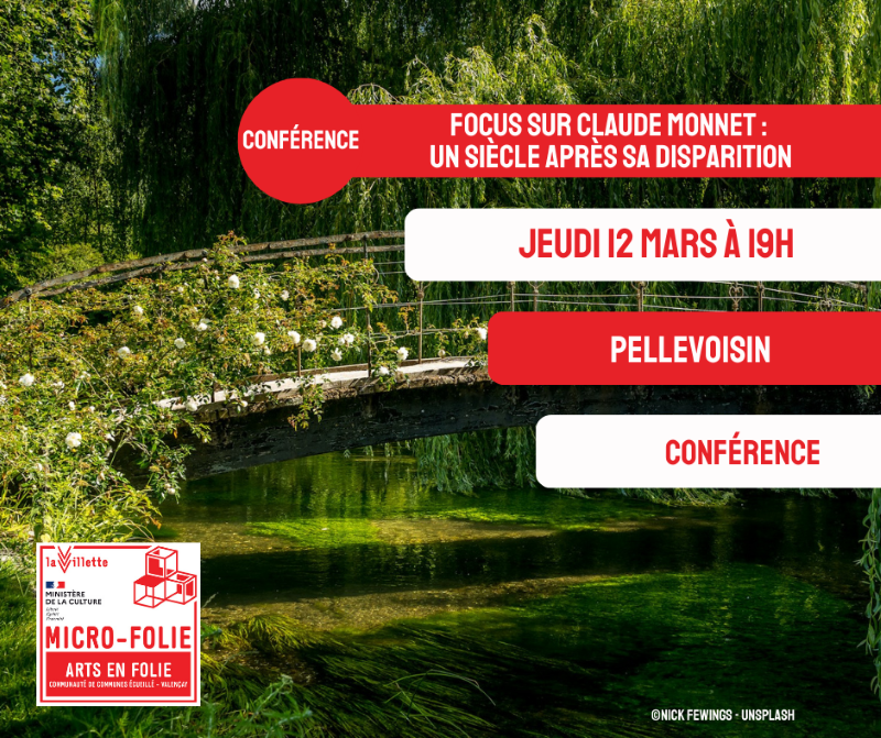 Micro-Folie Focus sur Claude MONET: un siècle après sa disparition