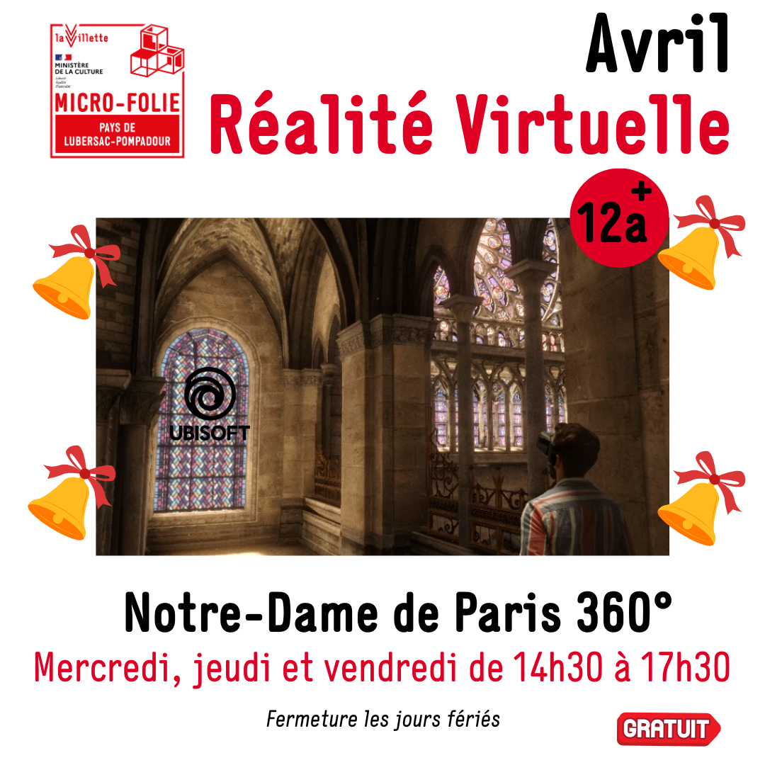 Micro-Folie Réalité Virtuelle Notre-Dame de Paris 360°