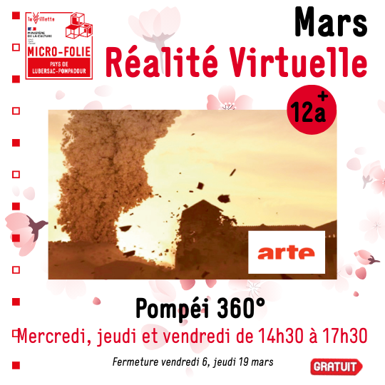 Micro-Folie Réalité Virtuelle Pompéi 360°