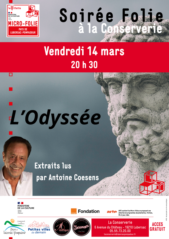 Micro-Folie Soirée Folie L'Odyssée avec Antoine Coesens