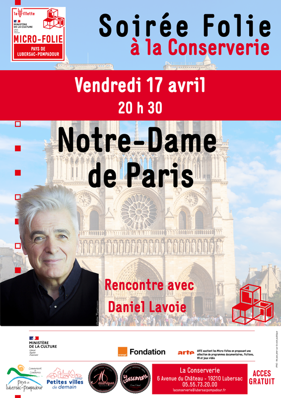 Micro-Folie Soirée Folie Notre-Dame de Paris avec Daniel Lavoie