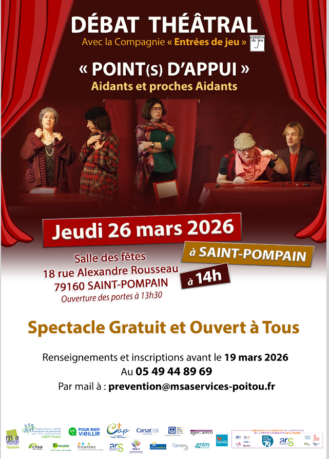 MSA et ASEPT Débat théatral Point(s) d'appui avec spectacle