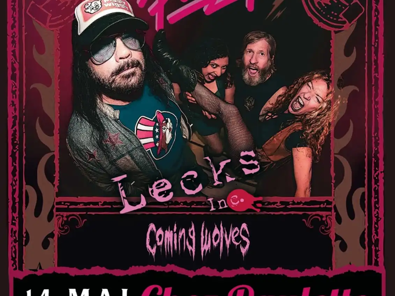 Nashville Pussy + Lecks Inc + Coming Wolves Chez Paulette