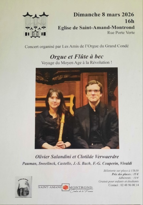 Orgue et flûte à bec voyage du Moyen-Âge à la Révolution