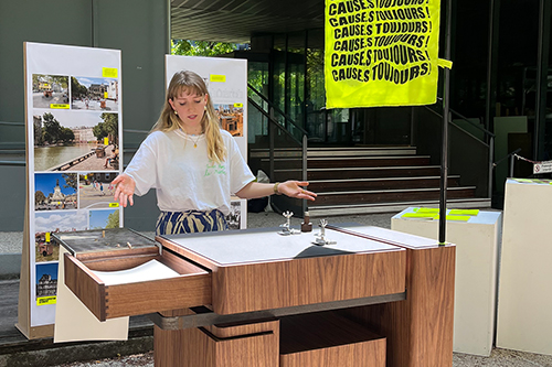 Sérigraphie d'affiches - Cause.s toujours !