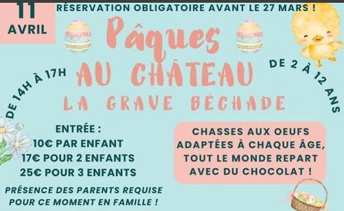 Pâques au château la Grave Béchade
