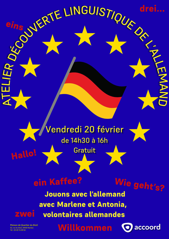 Parlons allemand Maison de quartier du Breil -Accoord Nantes