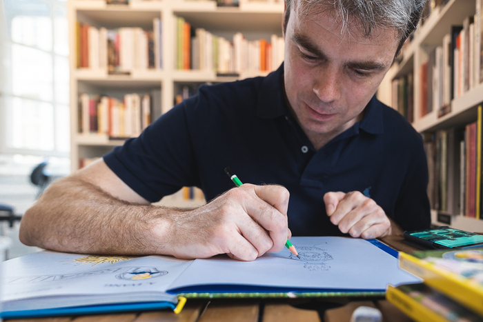 Patrimoine dessiné : rencontre avec l'illustrateur Alex Evang Musée gallo-romain Villa Loupian Loupian