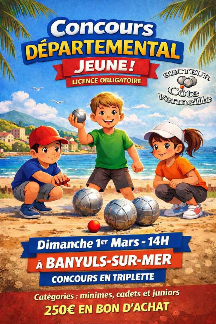 PETANQUE CONCOURS DEPARTEMENTAL JEUNES