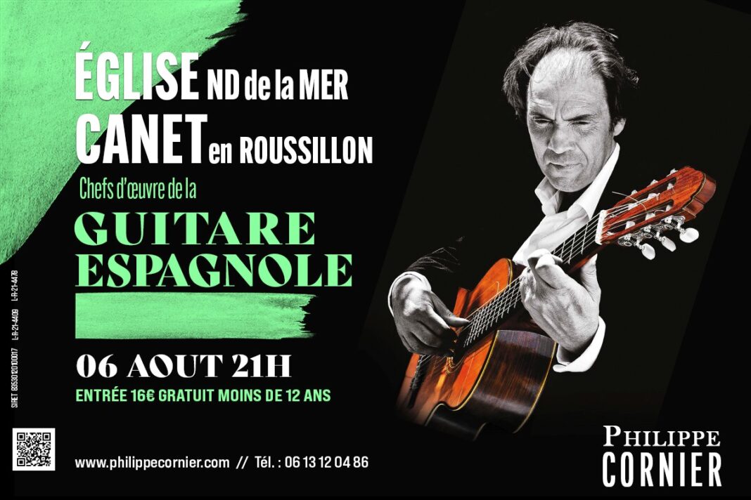 PHILIPPE CORNIER CONCERT GUITARE  Canet-en-Roussillon