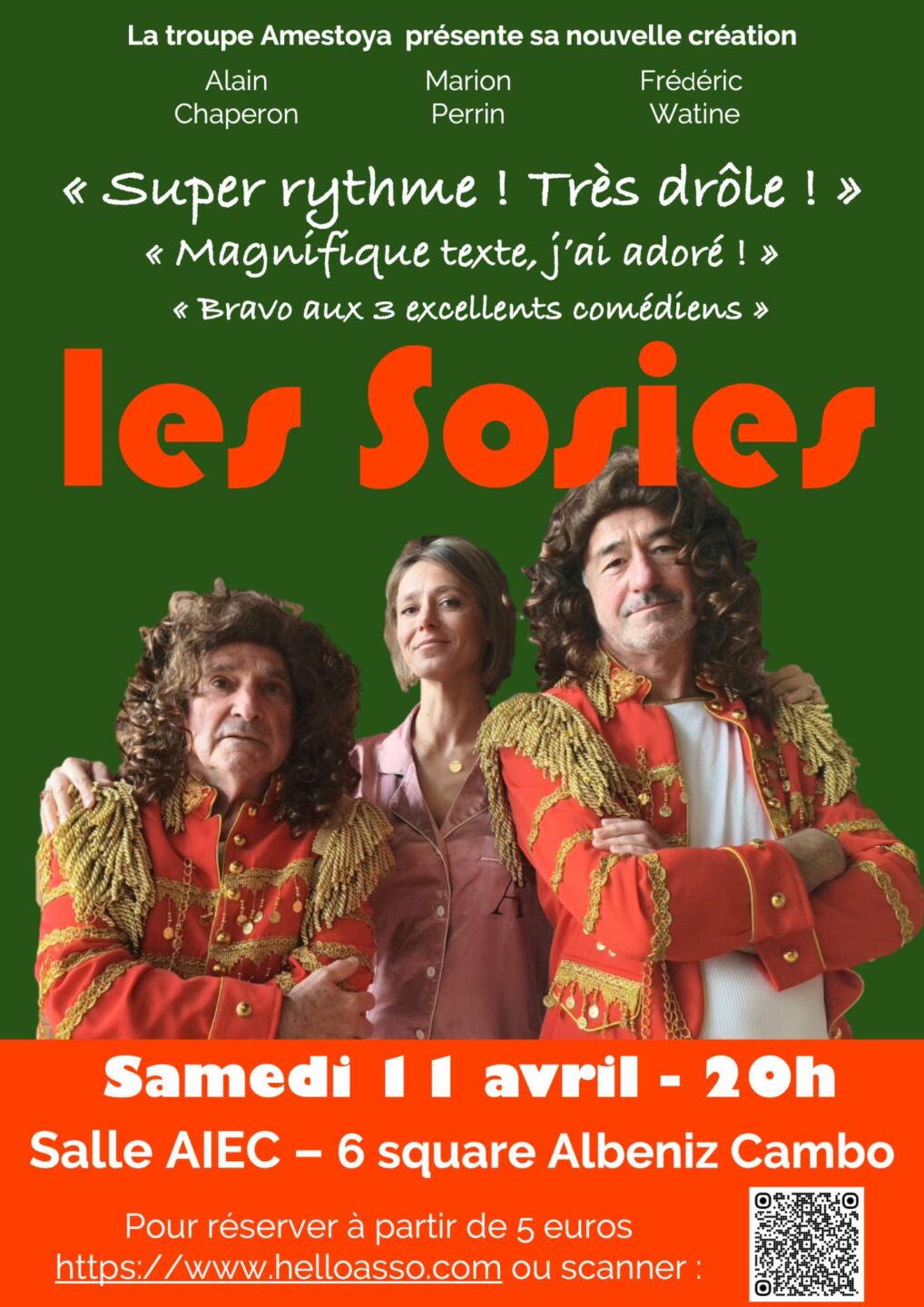 Pièce de théâtre Les Sosies
