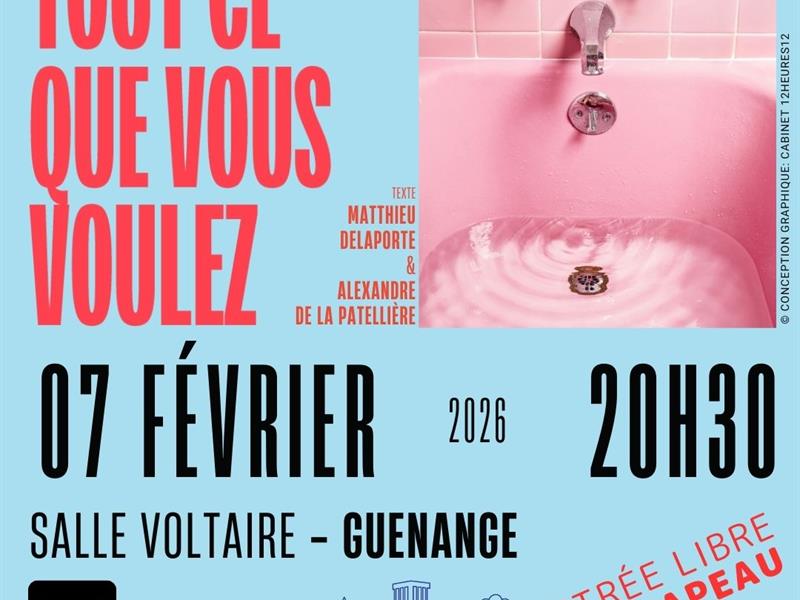 Pièce de théâtre Tout ce que vous voulez