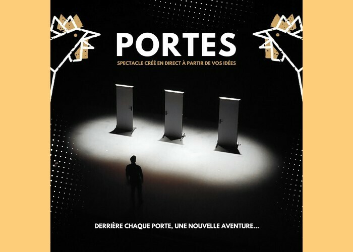 Portes - par La Poule Impro Théâtre 100 Noms Nantes