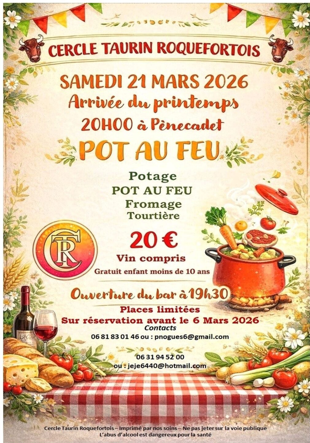 Pot au feu Pènecadet Roquefort 2026-03-21 Pot au feu