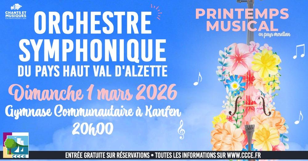 Printemps musical Orchestre Symphonique du Pays Haut Val d'Alzette