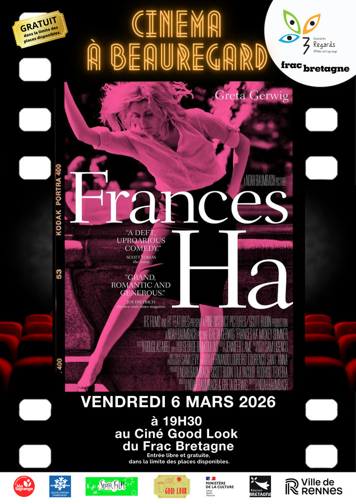 Projection CINÉ GOOD LOOK | FRANCES HA de Noah Baumbach Frac Bretagne Rennes