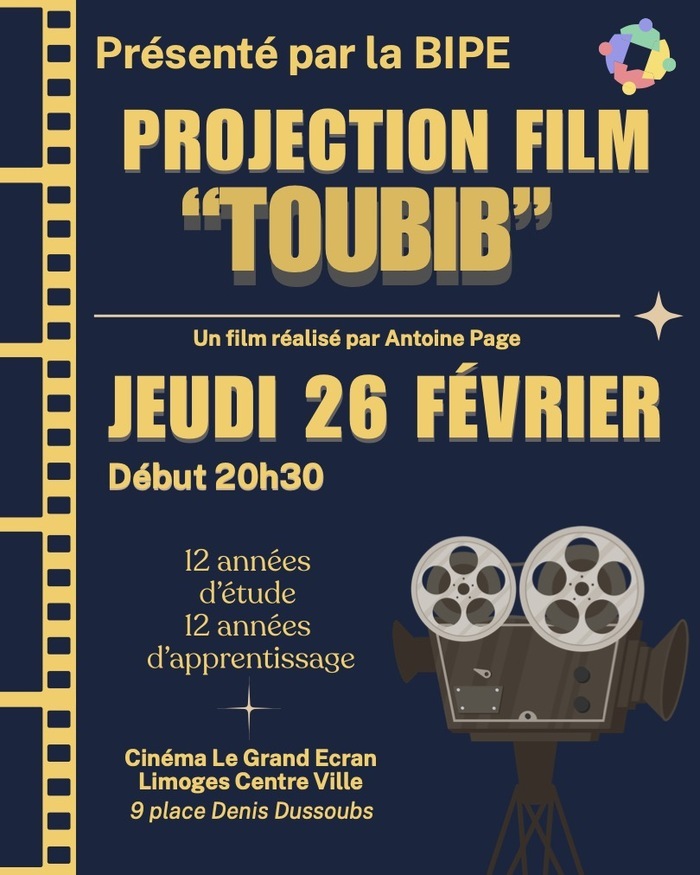 Projection film « Toubib » Cinéma Grand Écran - Limoges - Centre-ville Limoges