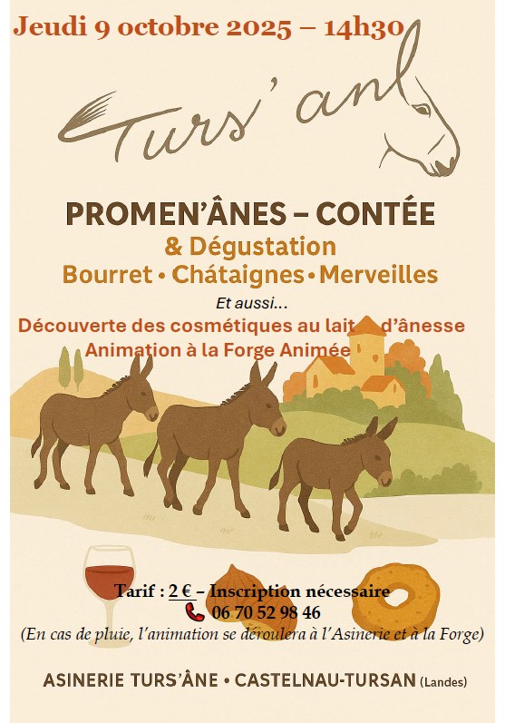 Promen'ânes Contée et dégustation de bourret