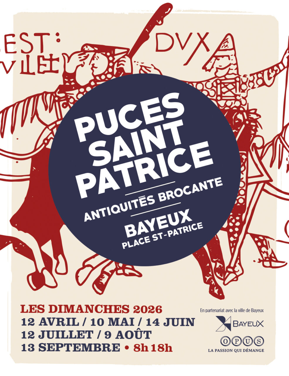 Puces Saint Patrice Marché aux puces de Bayeux  Bayeux
